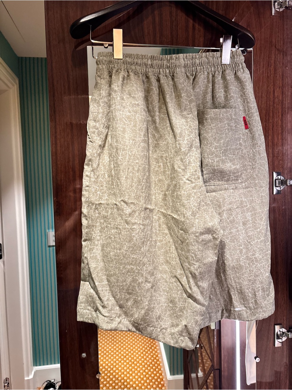 Men's Gray Patterned Hybrid Shorts
